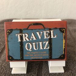 Travel Quiz - Boxed Trivia Game For The Travel Enthusiast