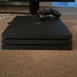 PS4 Pro With Monitor 