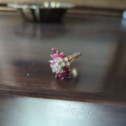 Diamond Ruby Ring