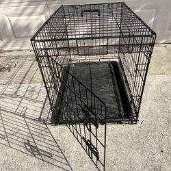 Wire Dog Crate With Cover 30”L x 19”W x 21”H