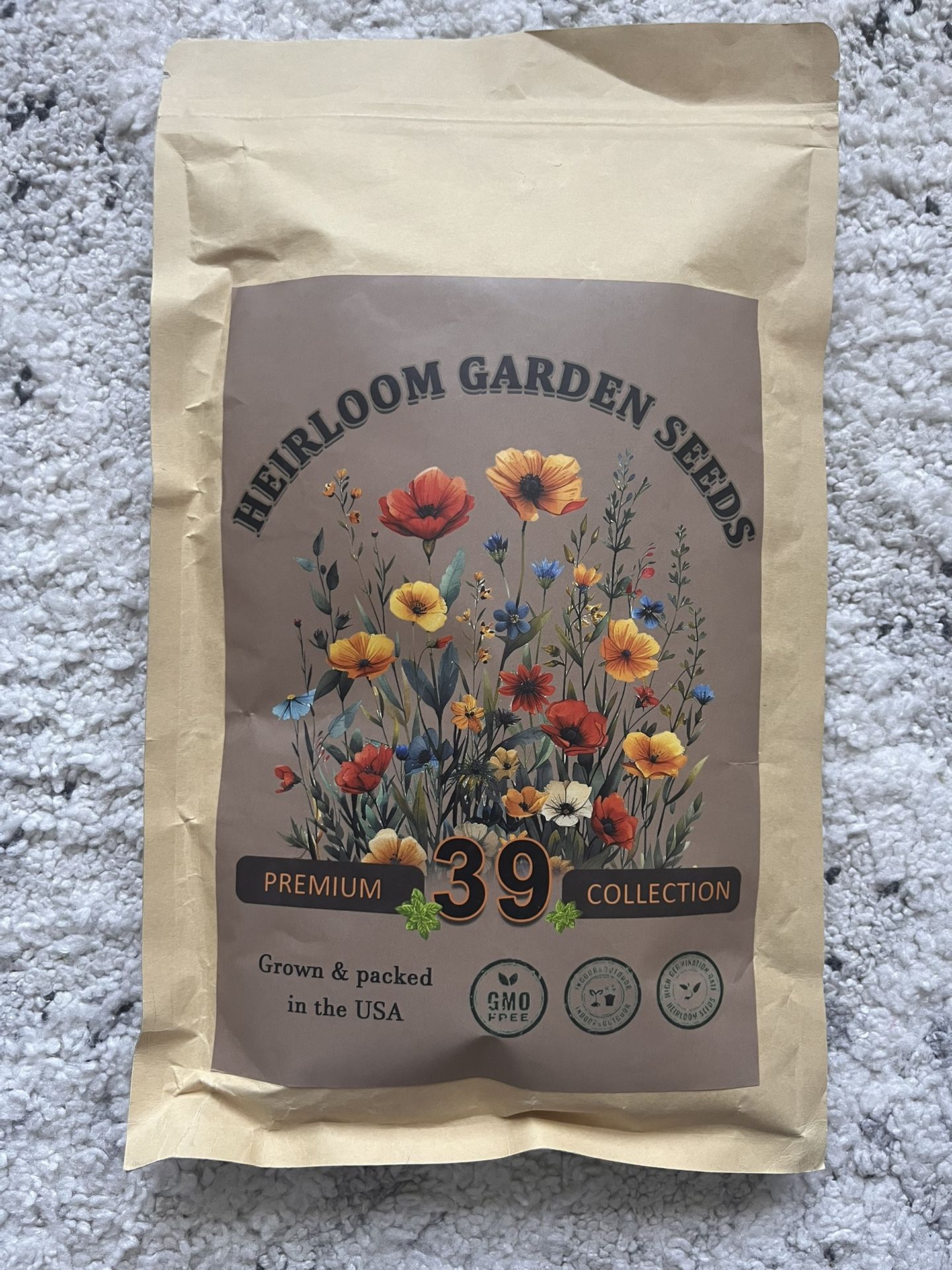 🌱 Heirloom Garden Seeds - 39 Variety Collection (New & Sealed) 🌸