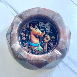 Scooby Doo Cartoon Stoner Resin Ashtray Octagon Shaped Collectible Decor Gift