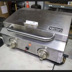Portable Stainless Steel Propane Grill & Griddle Attachment 