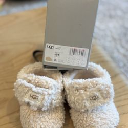UGG Baby Bixbee Booties (Sherpa / Fleece)
