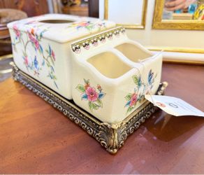 Butterfly Tissue Tooth Brush Holder