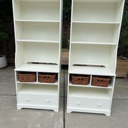 Pair of Pottery Barn Book shelves $499 for both CAN DELIVER!