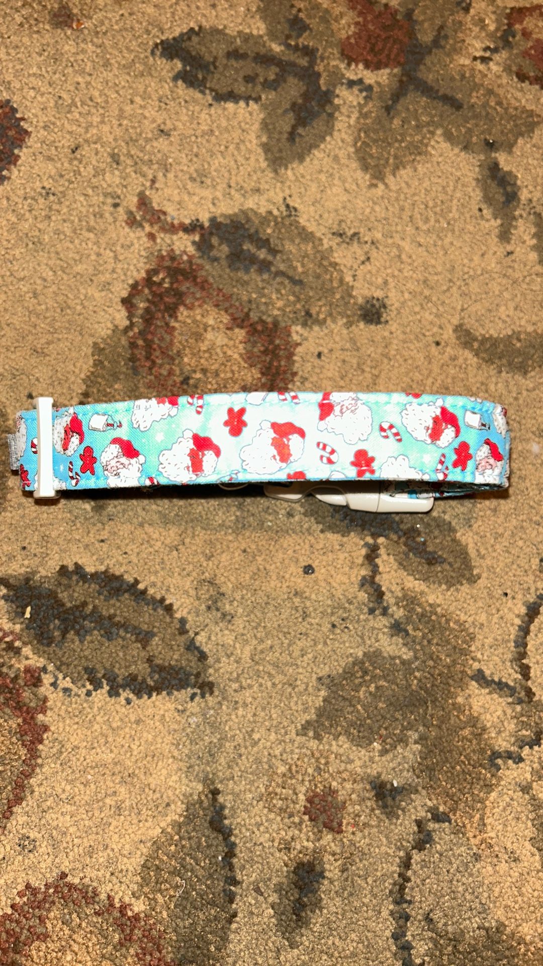 Christmas Dog Collar Size M New