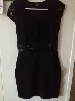 Medium Black Dress w/ Belt
