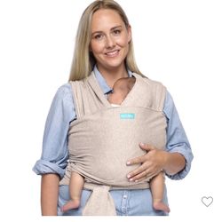 Moby Wrap Baby Carrier In Almond 