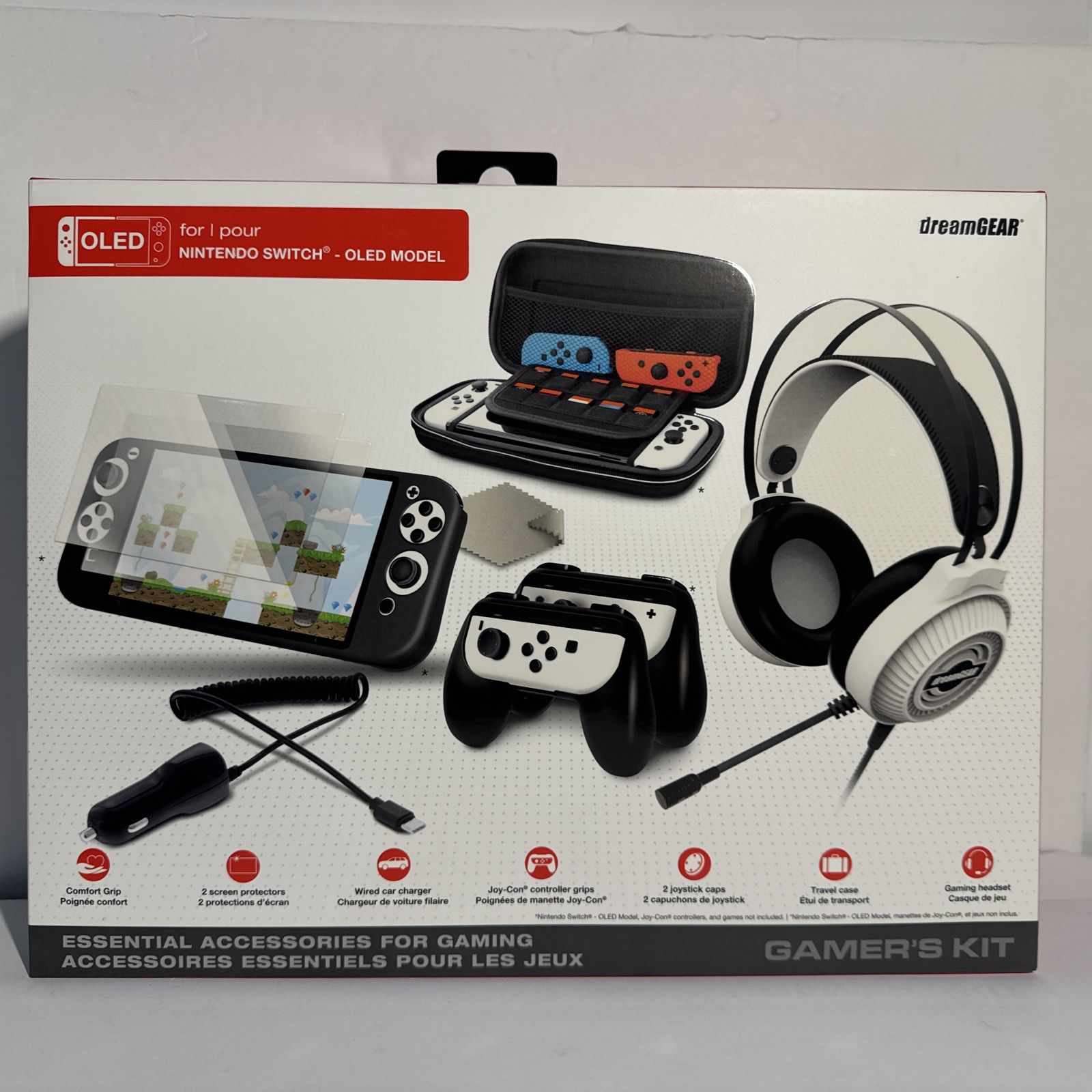 Dreamgear DGSWO-6551 Gamer's Kit Switch OLED Essential Accessories [New ]