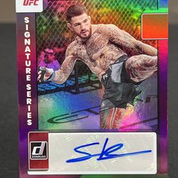 2023 Donruss UFC - Signature Series Sean Brady #SG-SBD Purple Flood (AU)