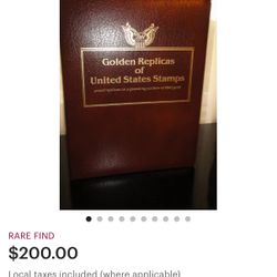 Amazing 22kt Gold Leaf Stamp Vintage 