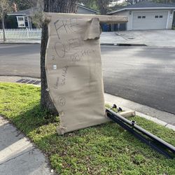 Free - Queen Wood Bed frame 