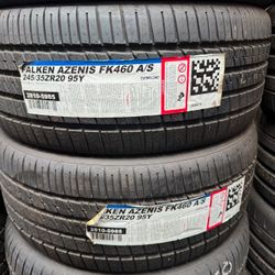 New Falken 245/35R20 Azenis FK460 A/S Tires