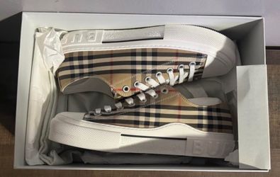 Burberry Vintage Check Low-Top Sneakers