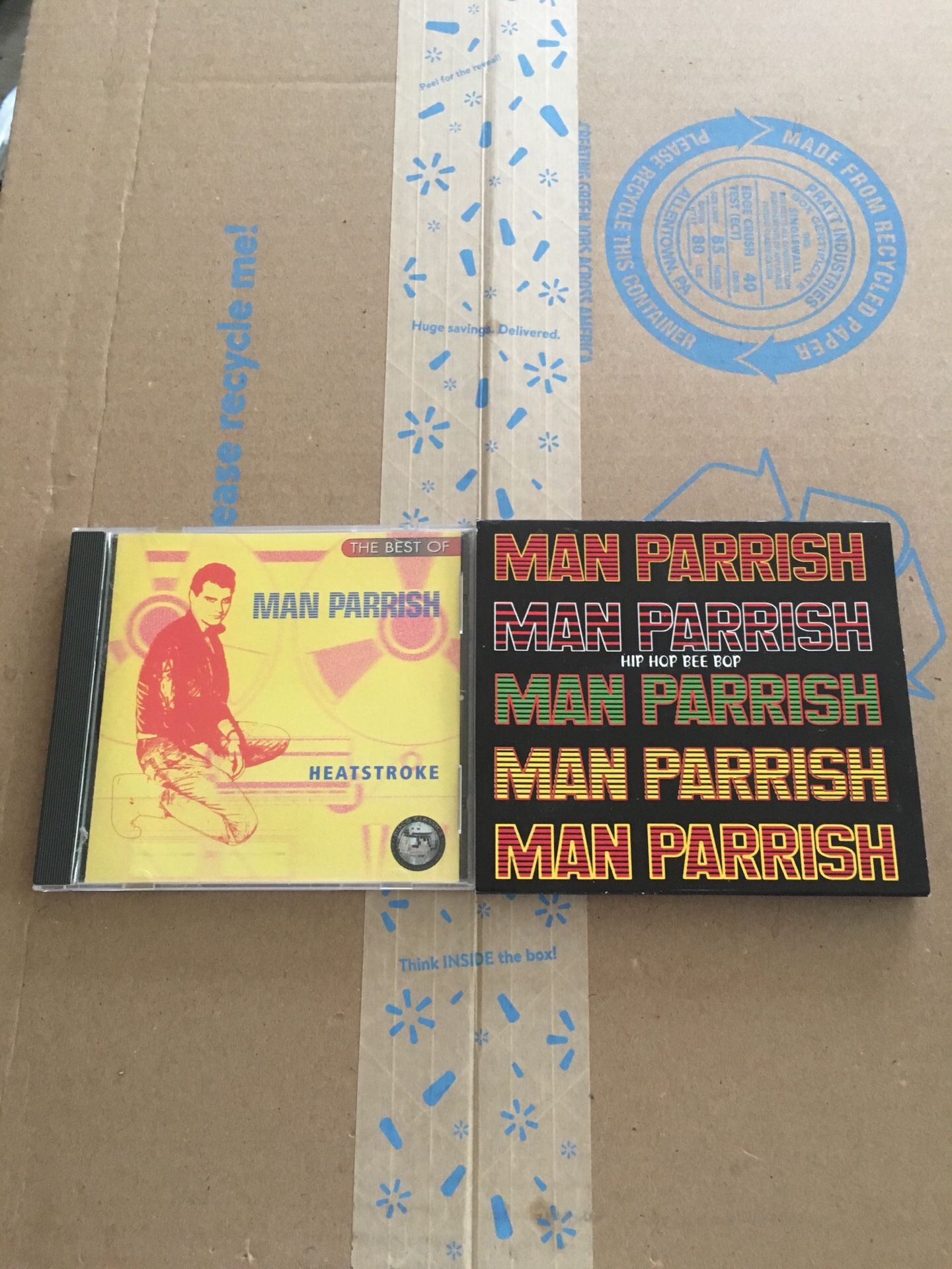 MAN PARRISH cds is for sale.