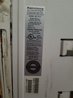 kenmore air conditioner 253.70121