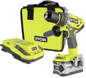 Rayobi 18 volt brushless hammer drill kit set brand new with FREE extra battery