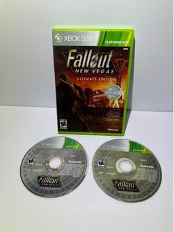 Fallout New Vegas Ultimate Edition Xbox 360 Platinum Hits, No Manual - Tested