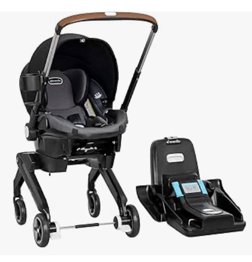 Evenflo Shyft DualRide Travel System with Carryall Storage