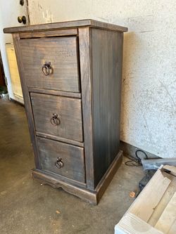 Small wood cabinet