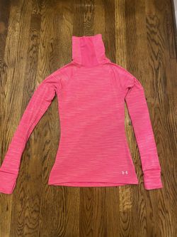 Under Armour Size Small Pink Workout Exercise Athletic Shirt Top