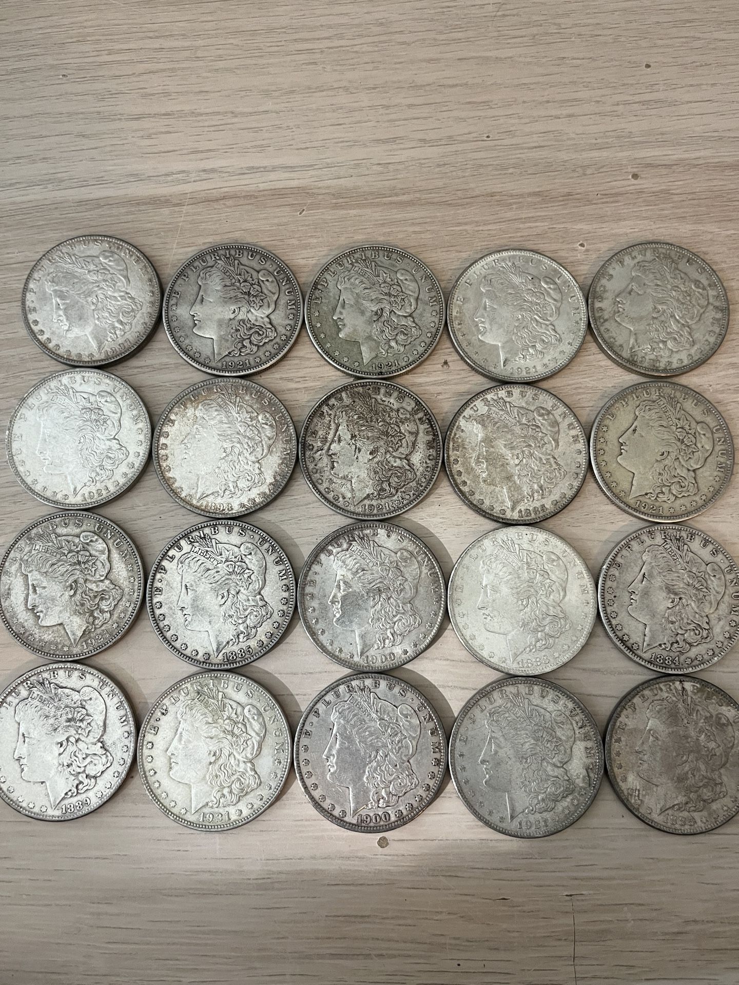 Morgan Dollars Couple dollars under spot ask for specific coins