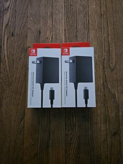 Nintendo Switch chárger original New Never Open .