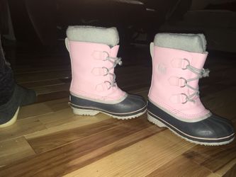 Sorel kids size 13 snow boots