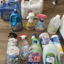 Lots Of Cleaning Supplies 