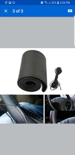 Steering wheel cover