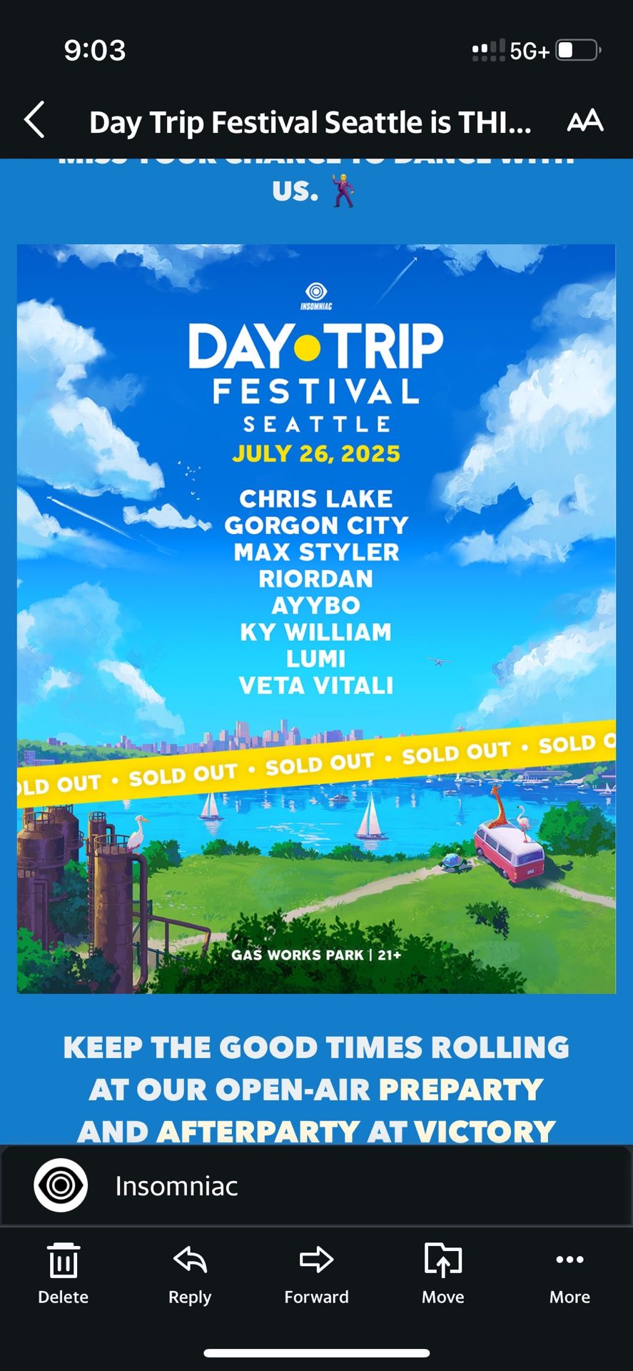 2 TICKETS to Day Trip Music Festival