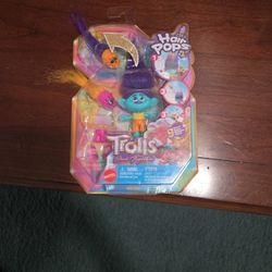 BRAND NEW HAIR POPS TROLLS SET 9 PIECES PLUS ONE MORE TROLL. SEE DESCRIPTION 