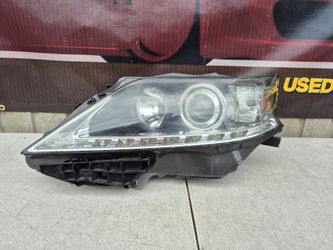 2013 2014 2015 LEXUS RX RX350 HEADLIGHT HEADLAMP XENON HID LEFT DRIVER SIDE ORIGINAL USED (TABS ARE BROKEN/MISSING)