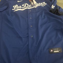 Los Dodgers Authentic Jersey Size 52 (xxl)