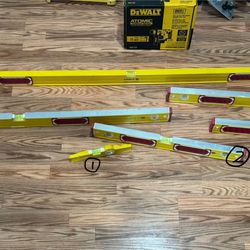 DeWalt And Stabila Tools