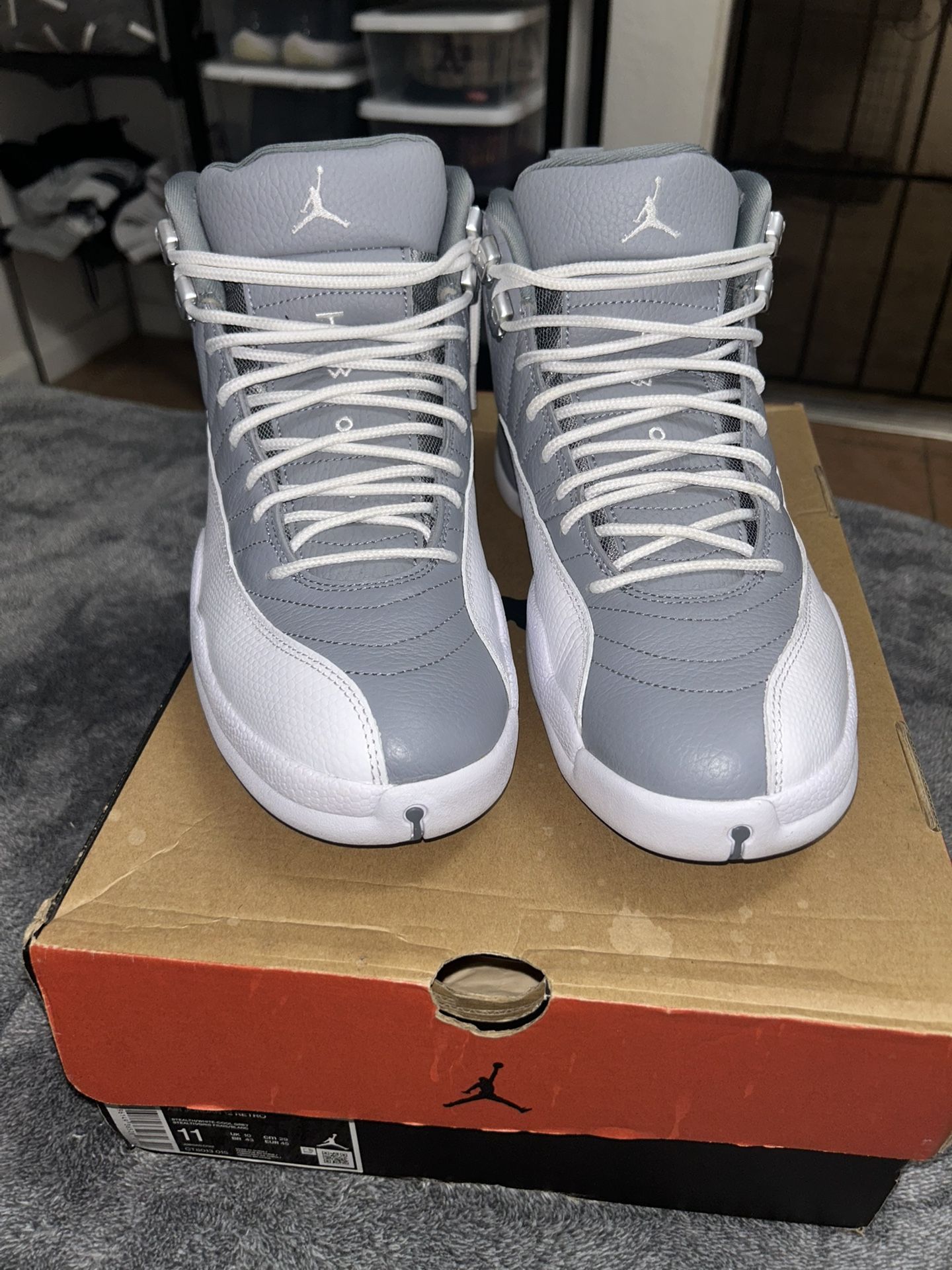 Air Jordan 12 Retro ‘Stealth/White-Cool-Grey’