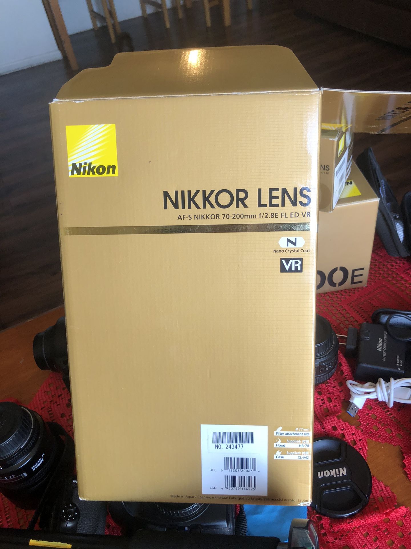 Nikon DSLR Professional Like New Shutter Count 25k