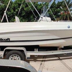 2000  Wellcratf 18 Ft , Center Console , Johnson 115 Hp