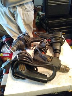 8 OLD DRILLS ALL WORK GREAT SOME HAVE CHUCKS SOME DON'T