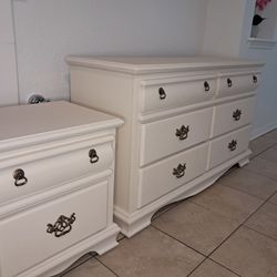 Solid Wood Dresser & Nightstand Set