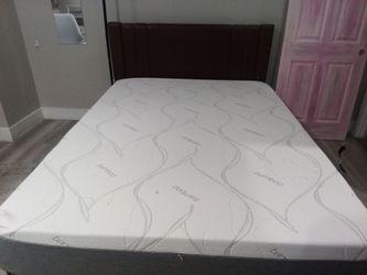 bed and mattress