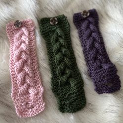 Hand Knitted Cup Cozy-$10 Each -Black Cup NOT INCLUDED 