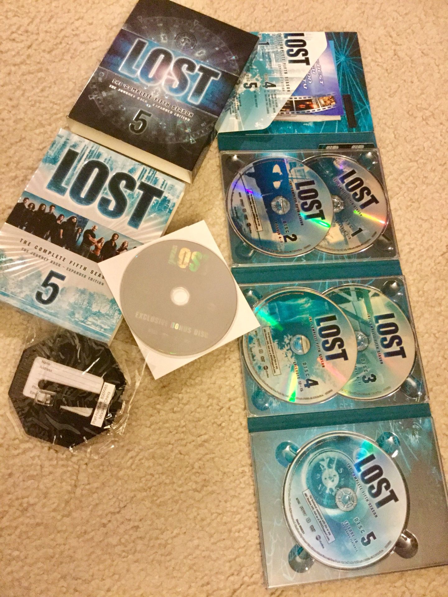 LOST 5 / The Complete Fifth Season * The Journey back - expended edition + Bonus DVD 📀📀😁🍿🎥