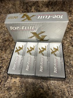 New, Set Of 12 Top-Flite XL Golf Balls