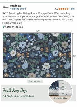 9x12 washable carpet