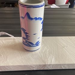 Blue White Vase