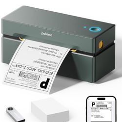 Bluetooth Thermal Shipping Label Printer, Wireless 4x6 Shipping Label Printer for Small Business, Support iOS, Android, Windows and Mac, Compatible wi