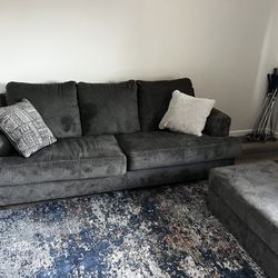 LIKE NEW! Couch, Oversized Chair And Ottoman