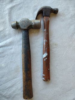 Lot Of 2– Claw Hammer & Ball Peen Hammer